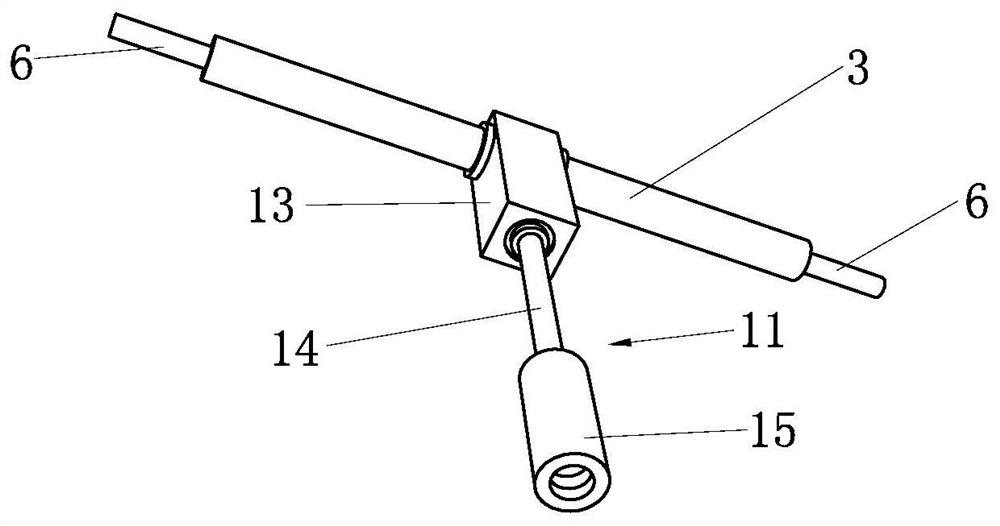 Transversely-arranged photovoltaic support