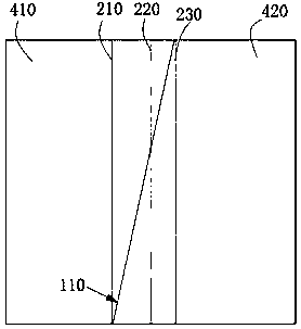 Material transporting and distributing device and material distributing method