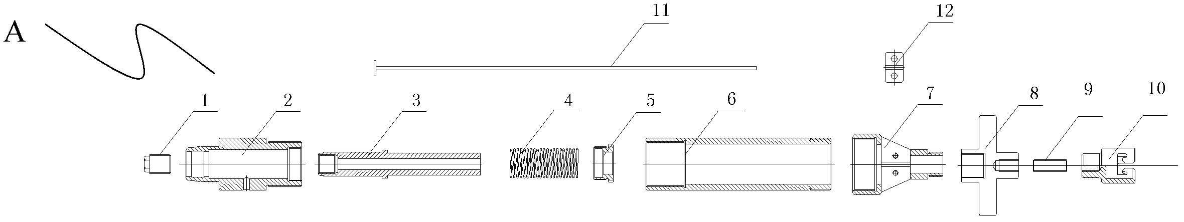 All-insulated outdoor ejection type fuse