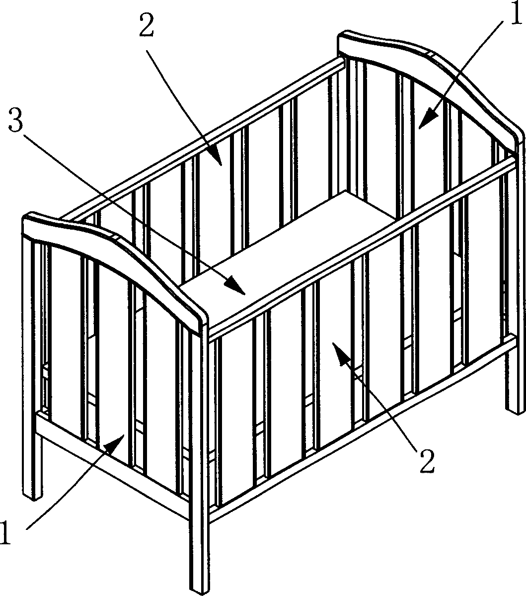 Combined children's bed