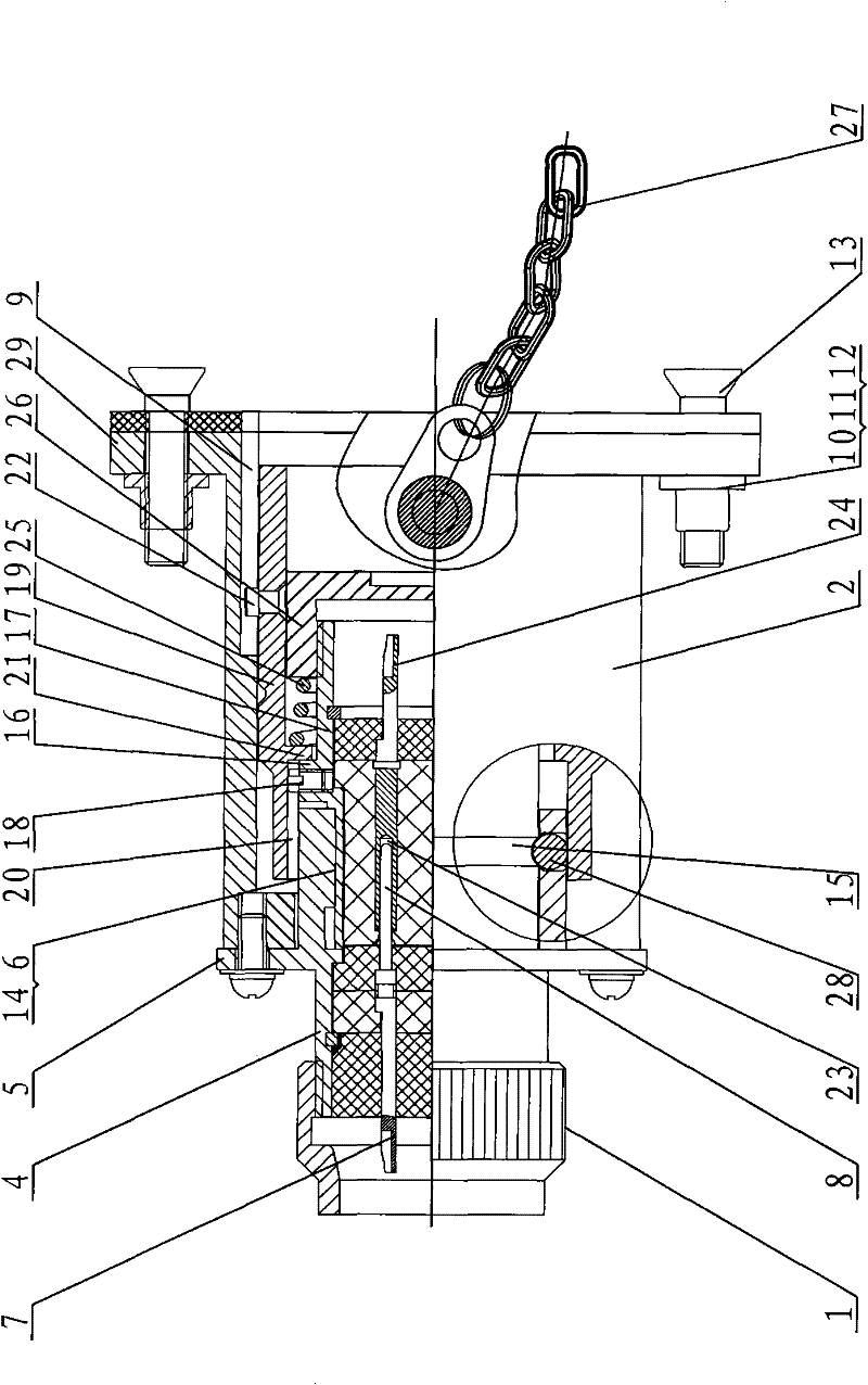 Separation-type switching control electric connector