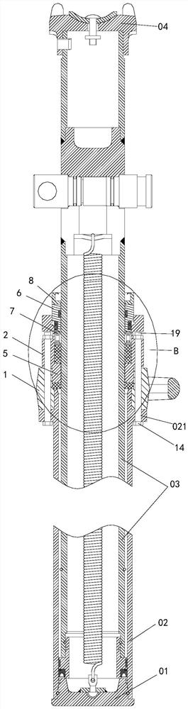 Efficient and high-safety hydraulic prop for coal mining