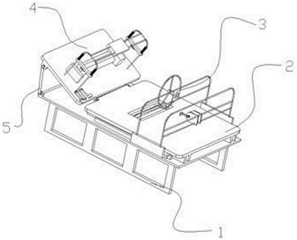 Waist massage rehabilitation device