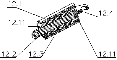 Anti-fall beam buffer device and method, anti-fall beam buffer system in aerial track