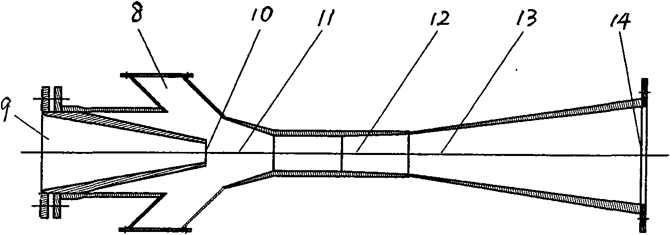 Jet pump suction type enteromorpha prolifera collecting equipment