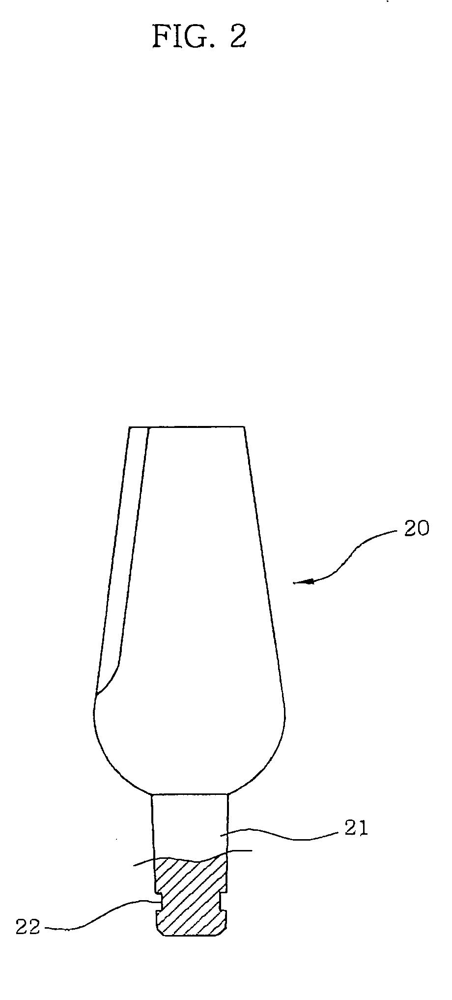 Abutment of implant system