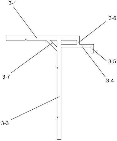 Internal corner connecting piece and mounting method thereof