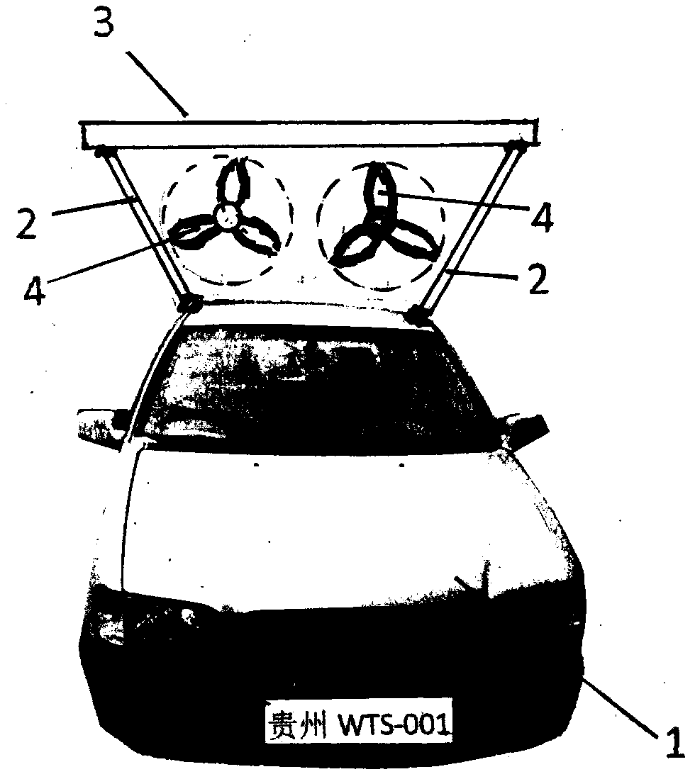 Automobile driven by various natural energy sources