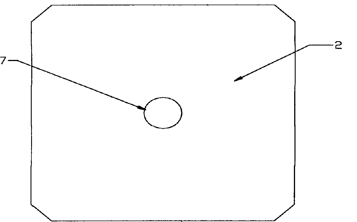 Combined hollow box body used for cast-in-place energy-saving hollow floor system