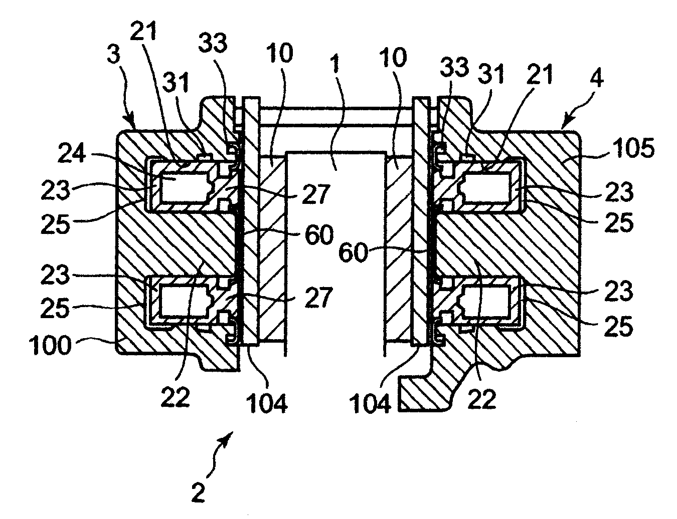 Brake caliper of a disk brake