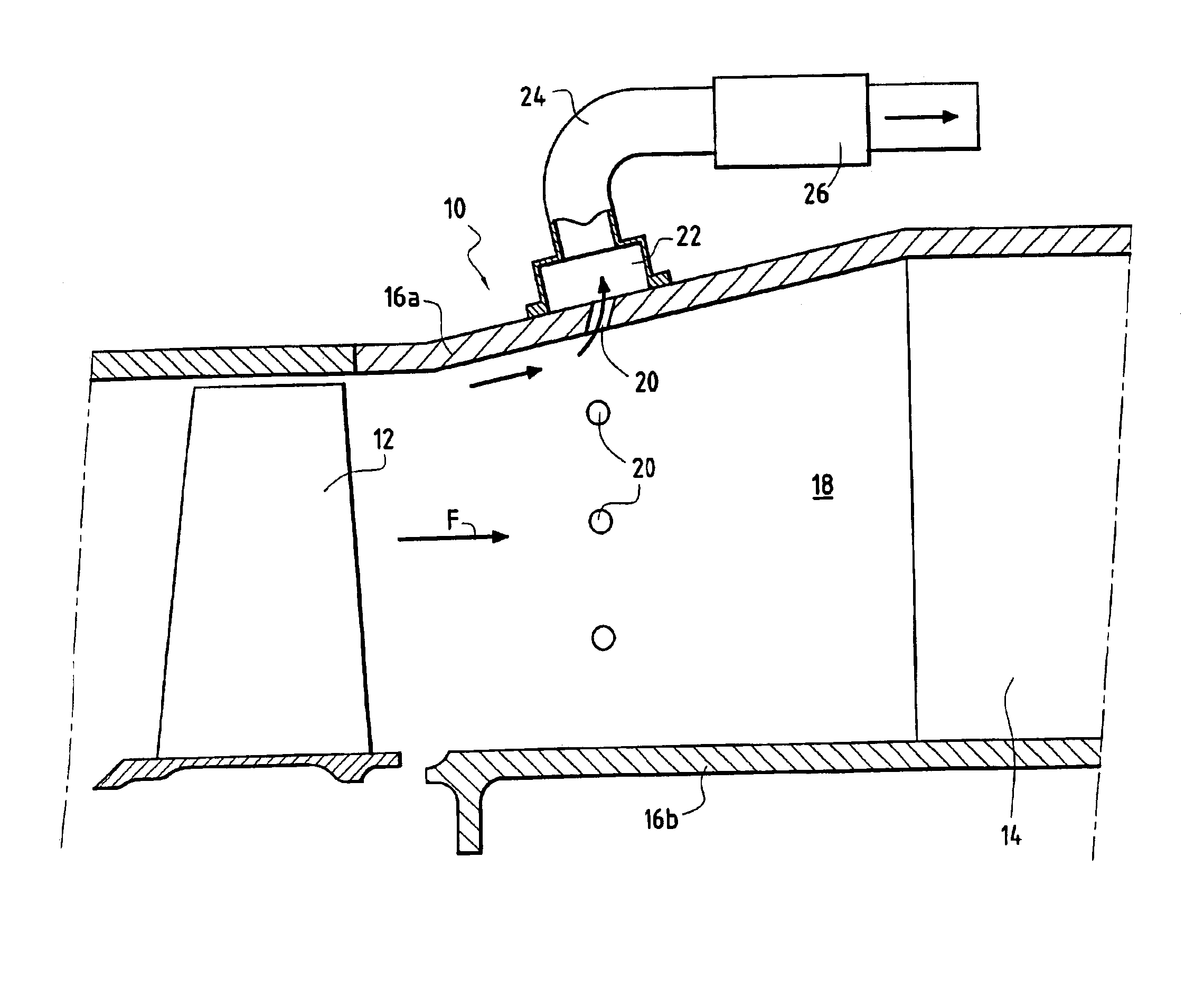 Diffuser for terrestrial or aviation gas turbine