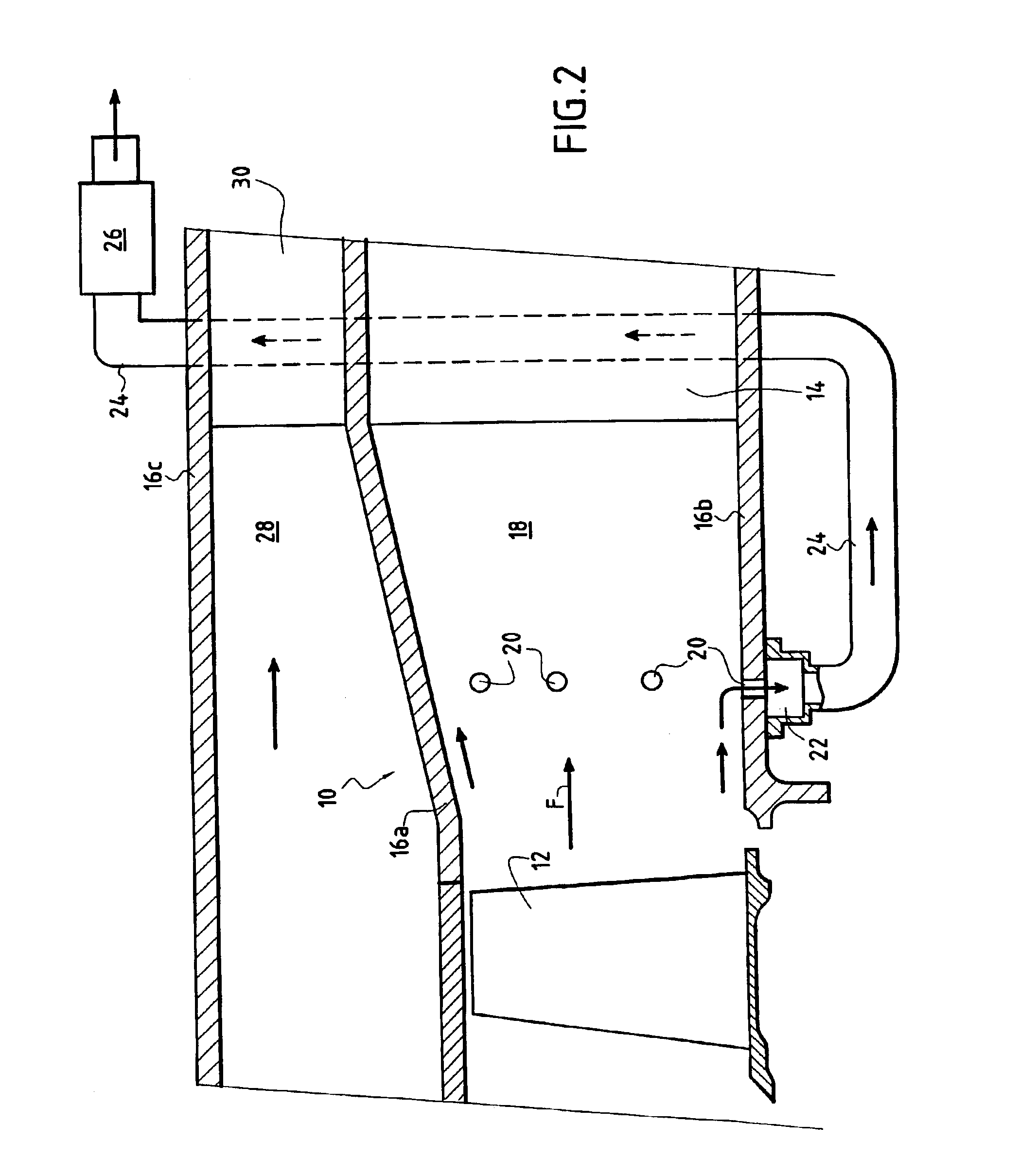 Diffuser for terrestrial or aviation gas turbine