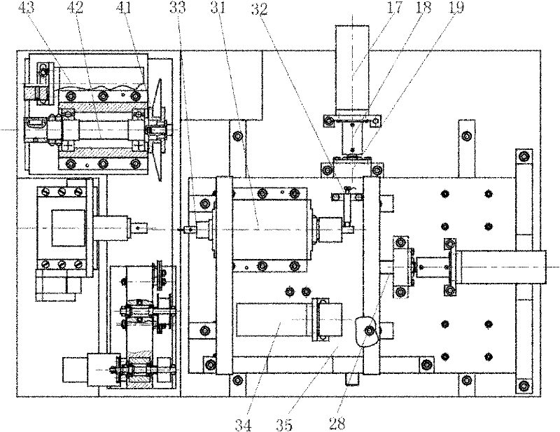 Horizontal micro-electric spark machine tool and method for performing online processing by applying same