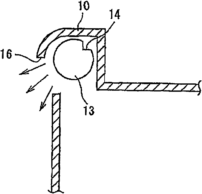 Vehicle interior lighting device