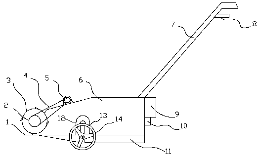 Lawn scissors with detachable and replaceable die