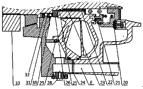 Hydrodynamic retarder with front stator