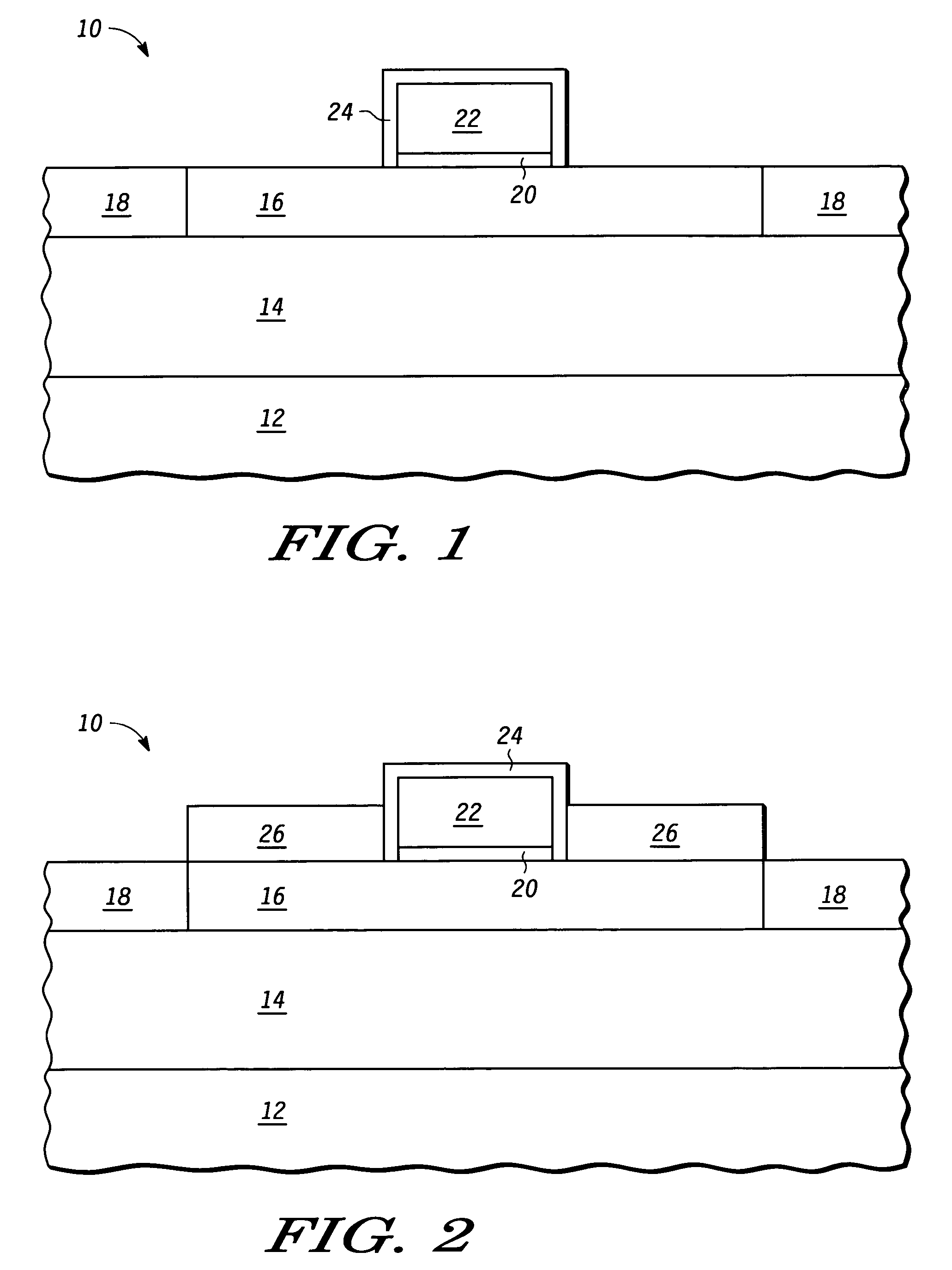 Double gate device having a heterojunction source/drain and strained channel