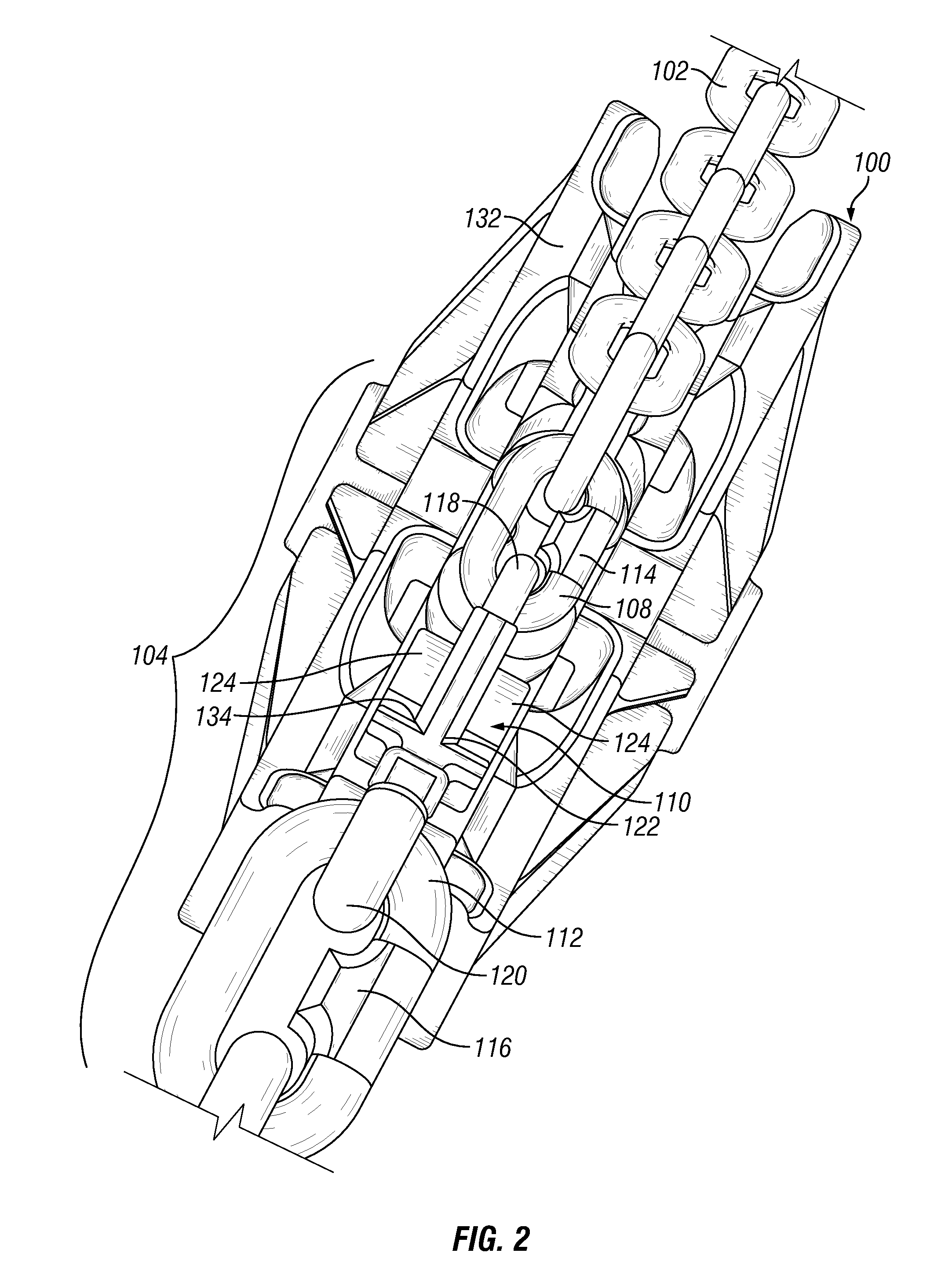 Mooring chain connecting link