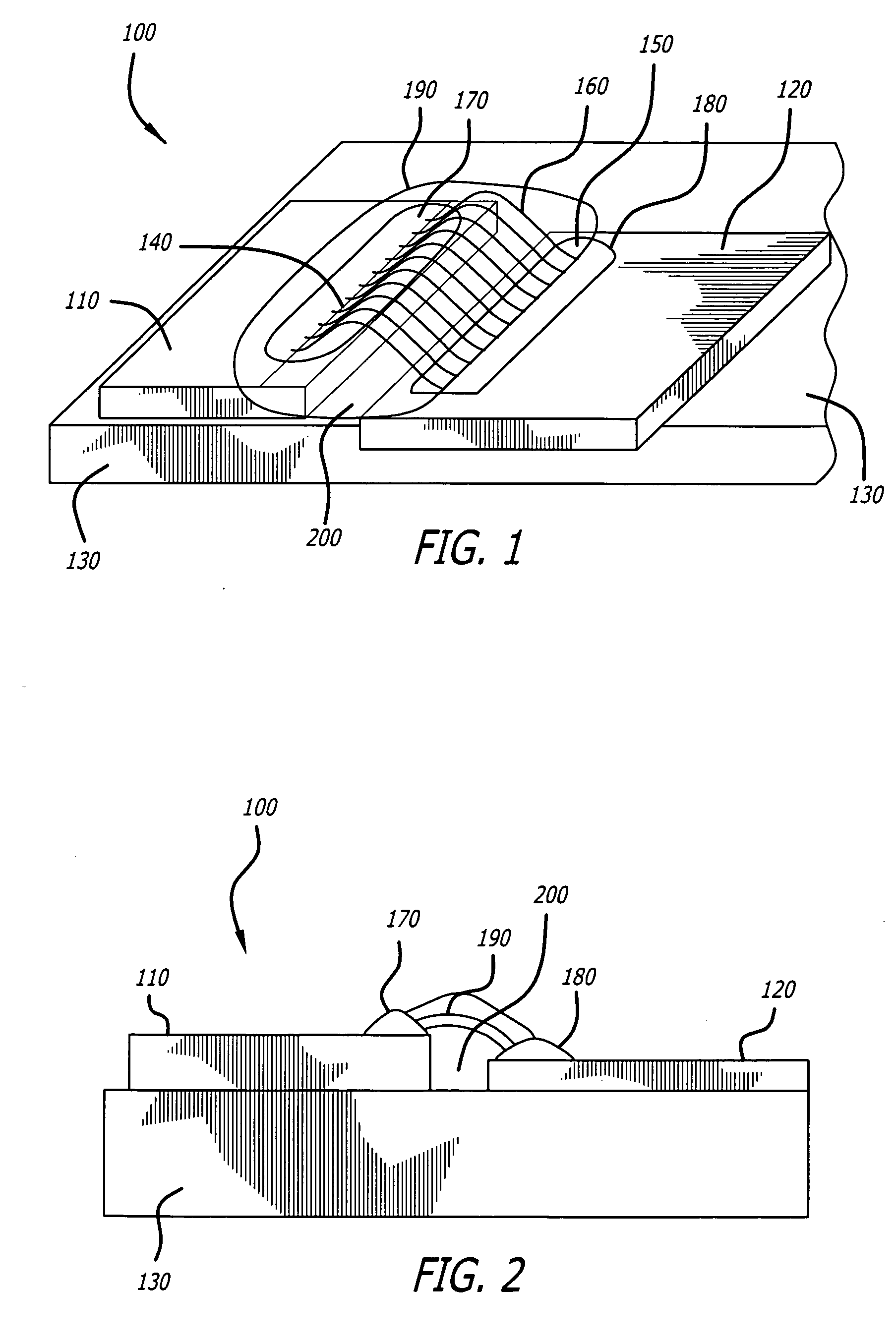 Encapsulation of circuit components to reduce thermal cycling stress