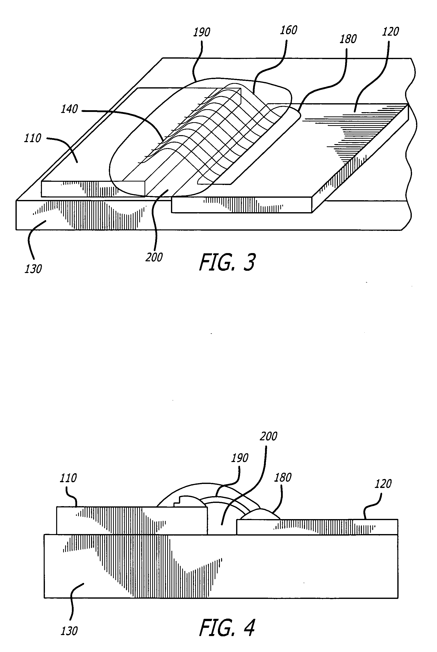 Encapsulation of circuit components to reduce thermal cycling stress