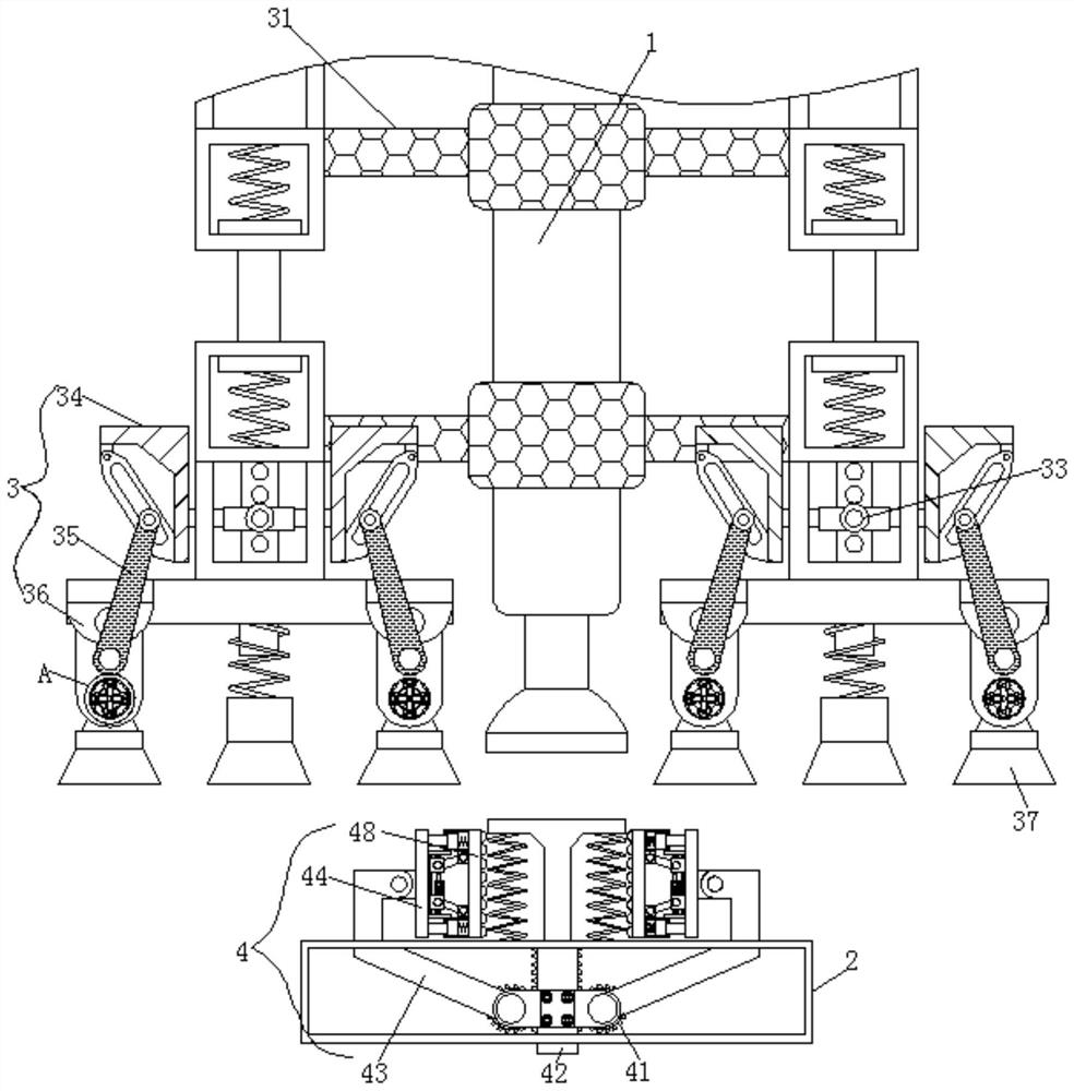 Convenient-to-adjust automatic surface mounting device for electronic component production