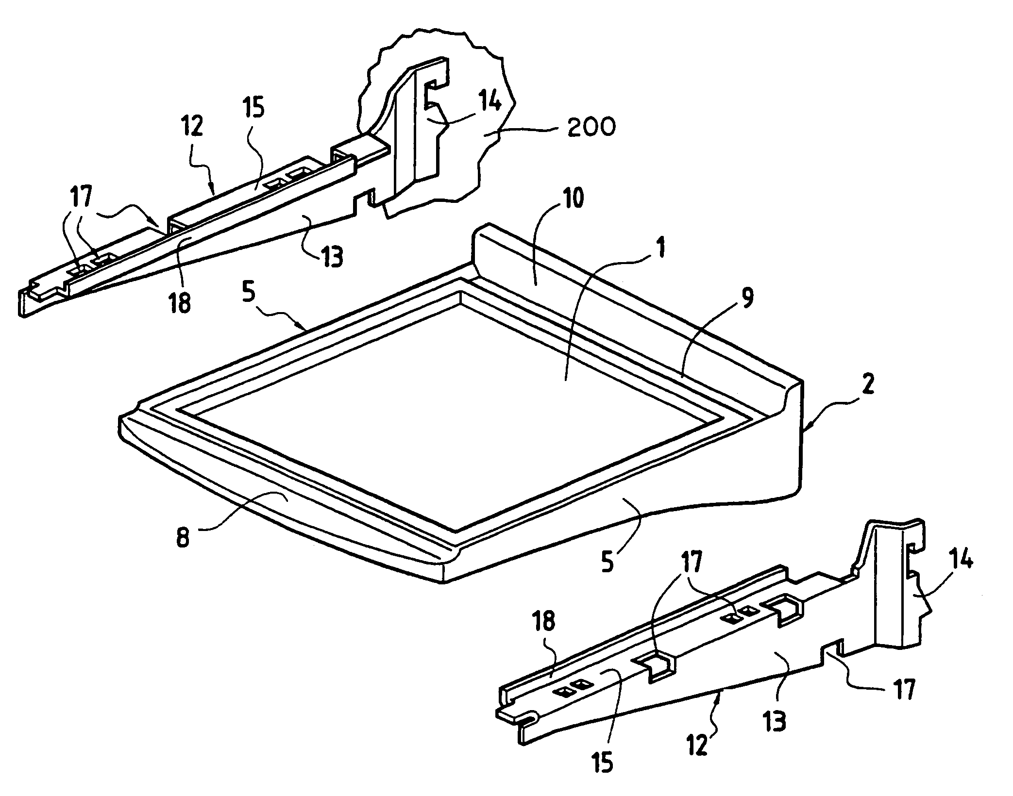 Shelf for supporting articles, particularly in refrigerated installations