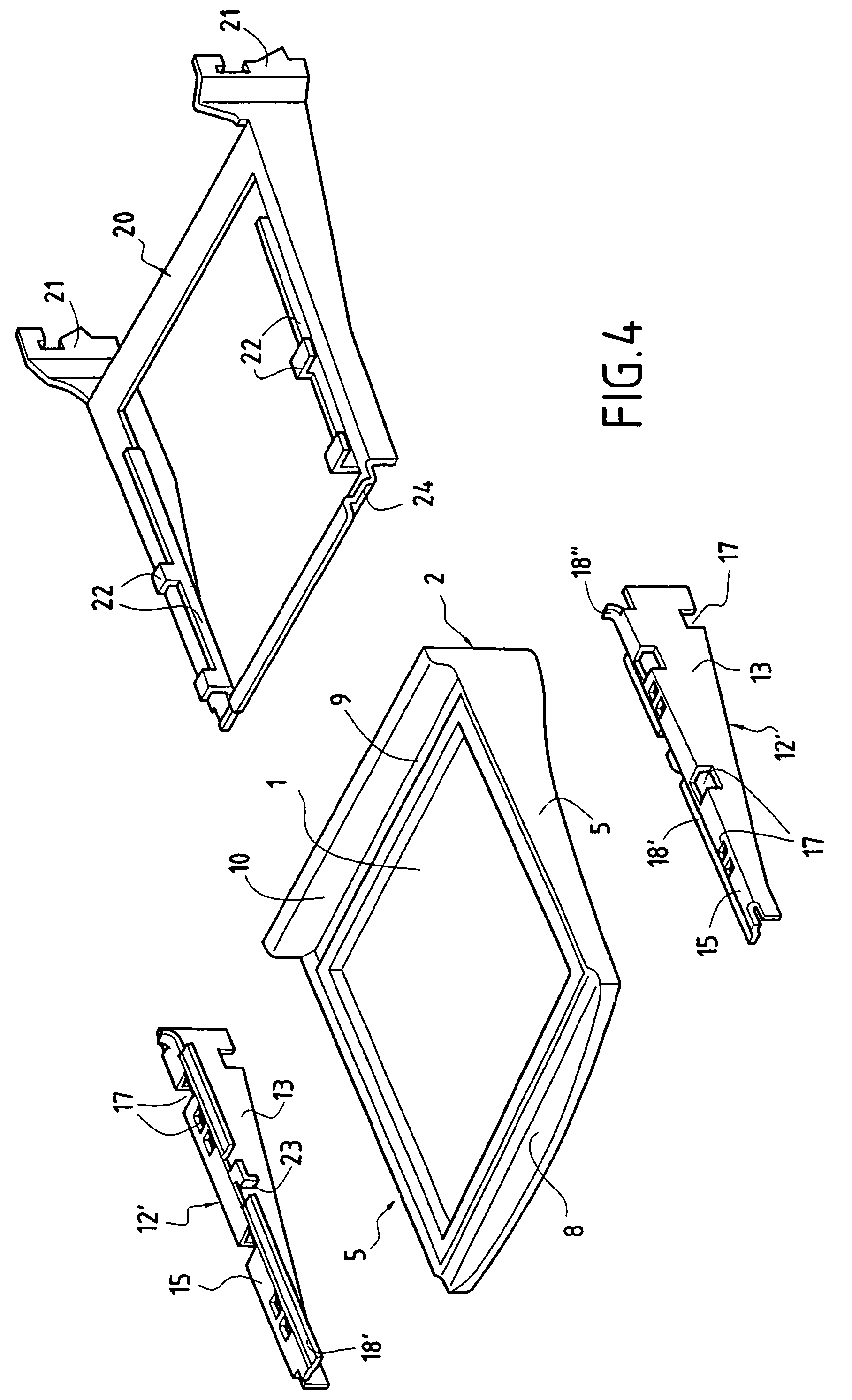 Shelf for supporting articles, particularly in refrigerated installations