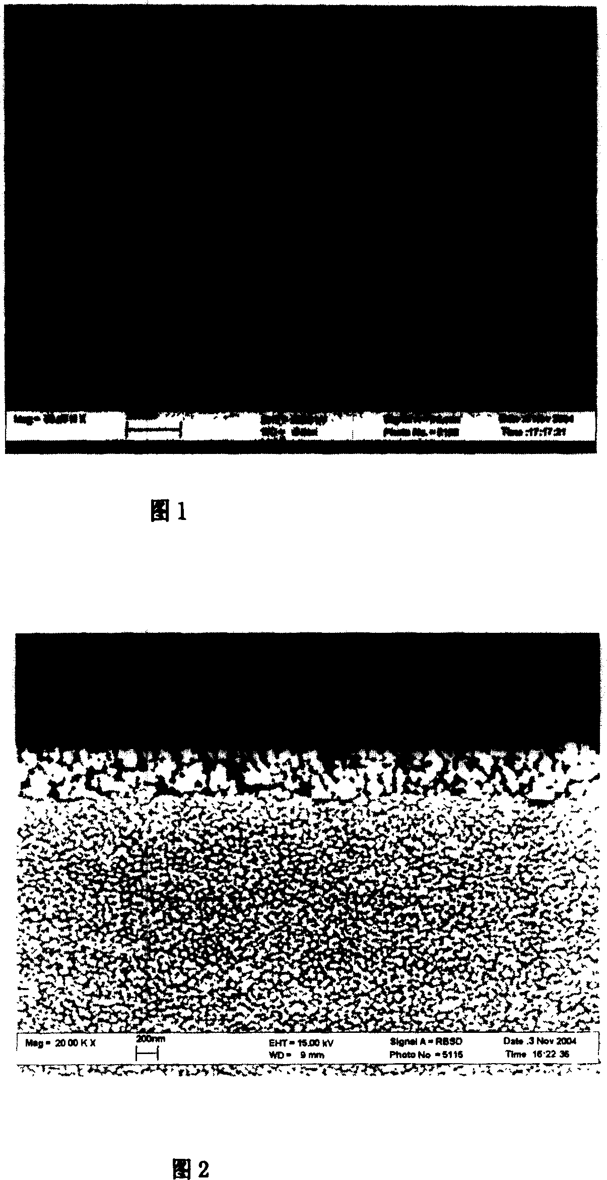 Preparation method of TiO2 photocatalyst for loading on ceramic surface