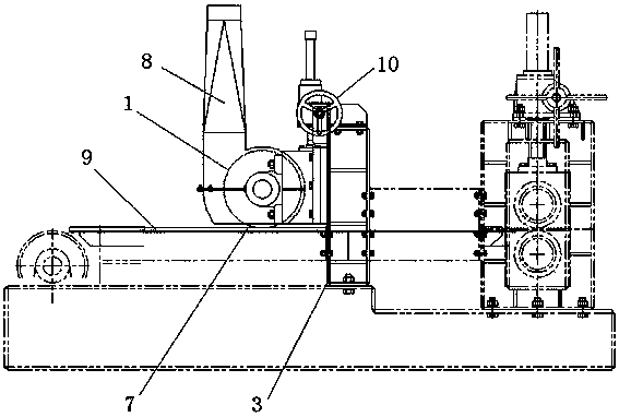 Cleaning and roughening device and method for remanufacturing waste rubber conveying belt