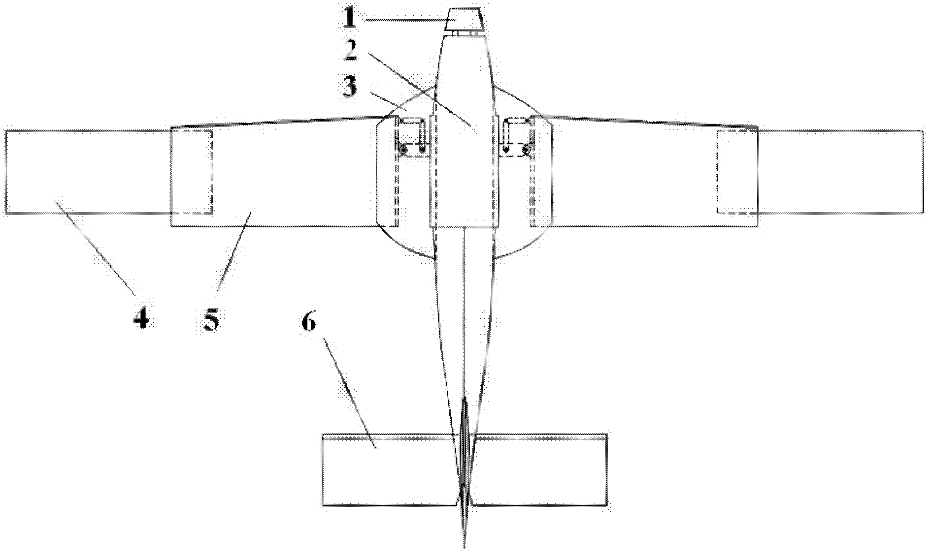 Unmanned aerial vehicle with variable sweepbacks and spans of wings