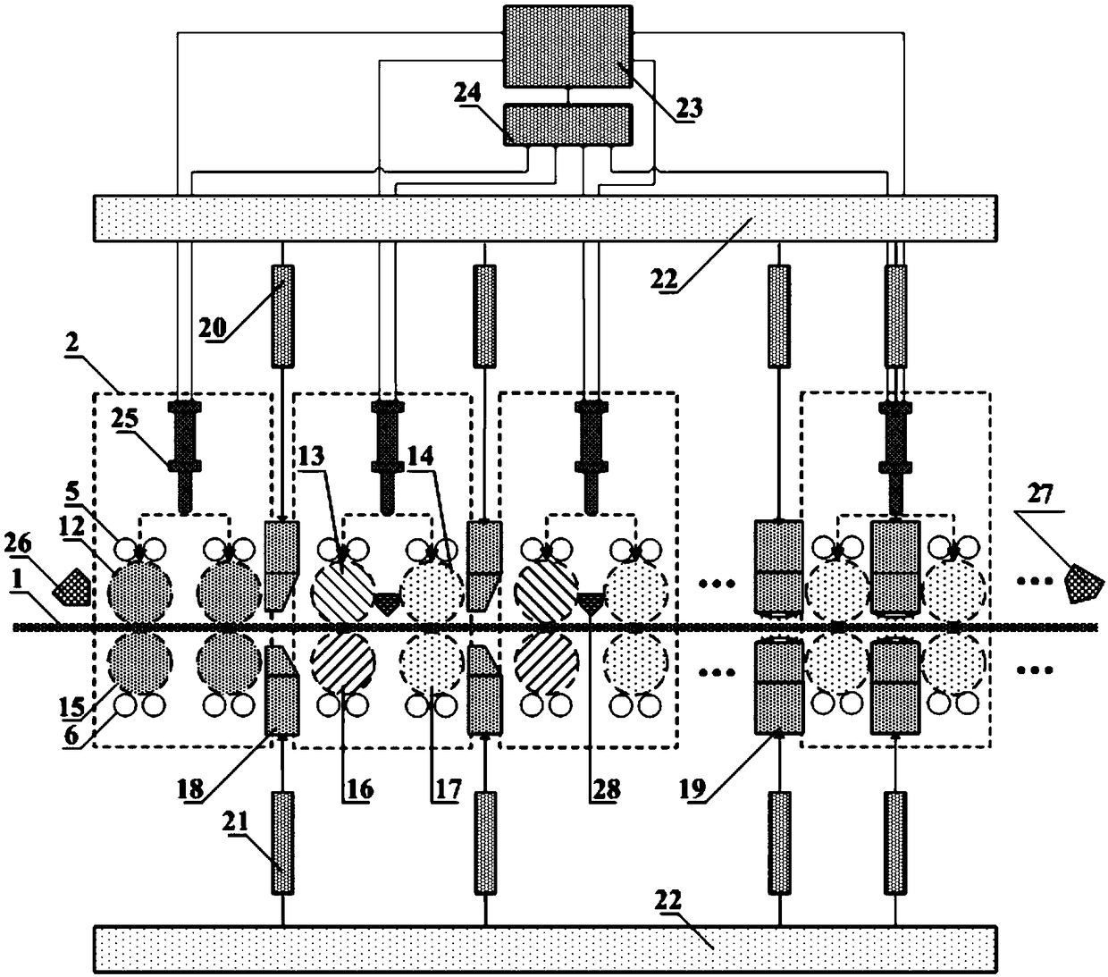 A fully hydraulic roller press quenching system for ultra-thin and high-strength steel plates