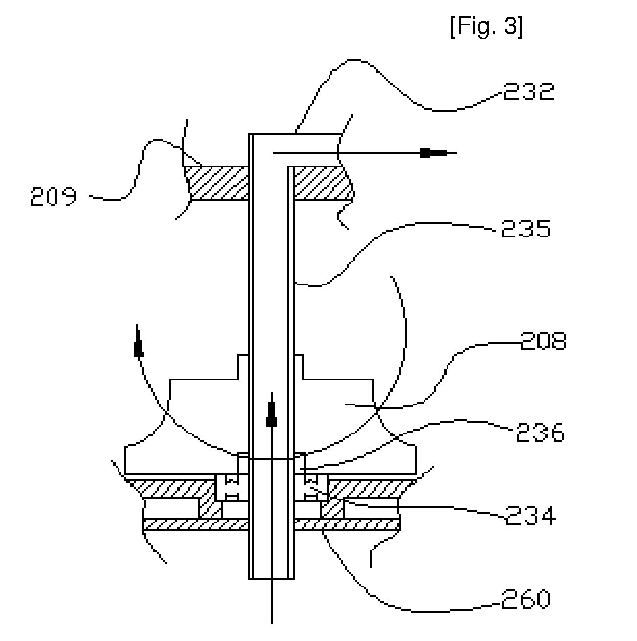 Compressed air cleaner utilizing a centrifugal impeller and spiral grooves