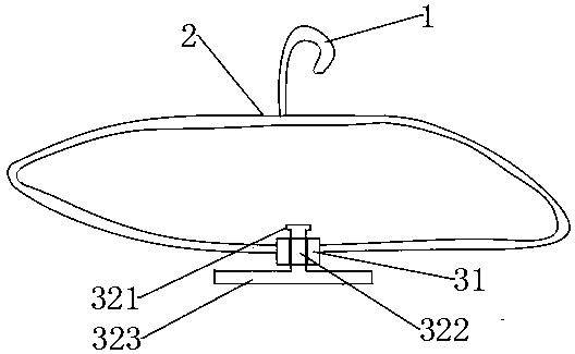 Clothes hanger facilitating water evaporation of clothes