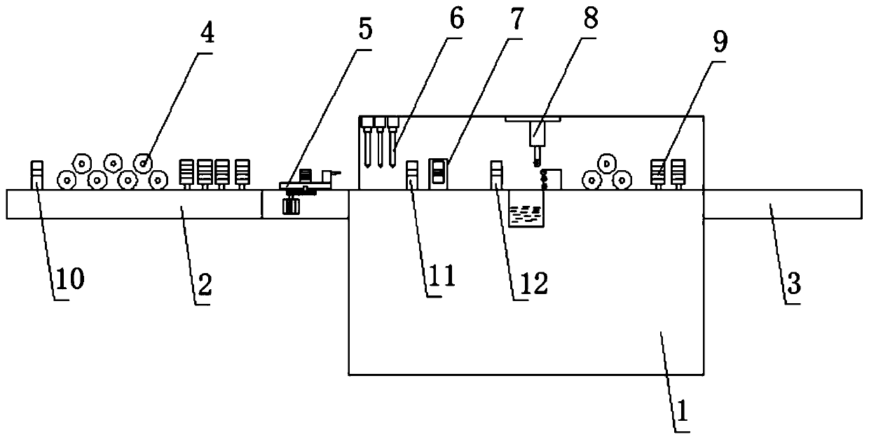 Single-ended terminal machine with end twisting and tin-sticking functions and control method