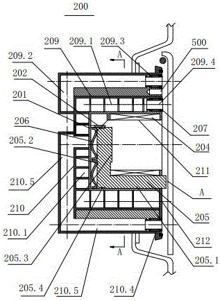 Overall cooling charging device for electrical vehicle