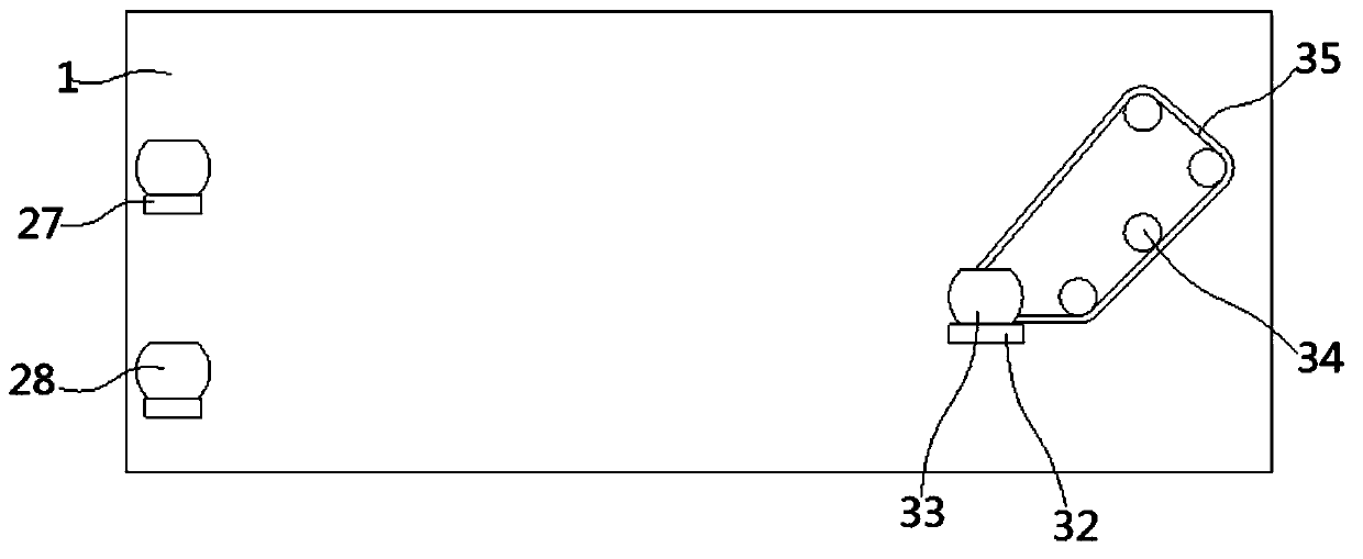 Overturning and flattening device for image recognition ready-made clothes damage detection