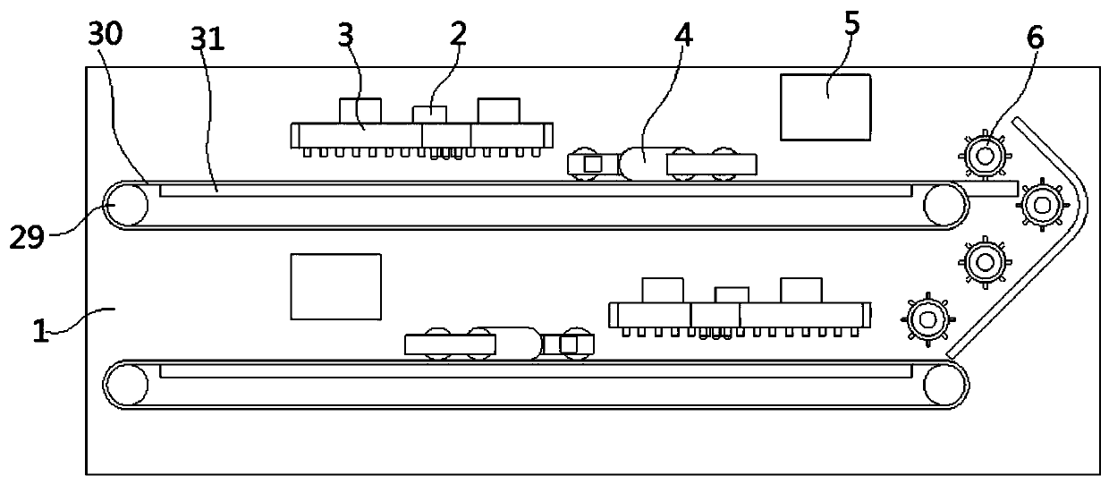 Overturning and flattening device for image recognition ready-made clothes damage detection