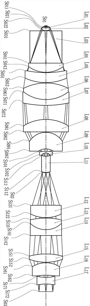 Wide-angle projection lens for optical waveguide AR lens detection