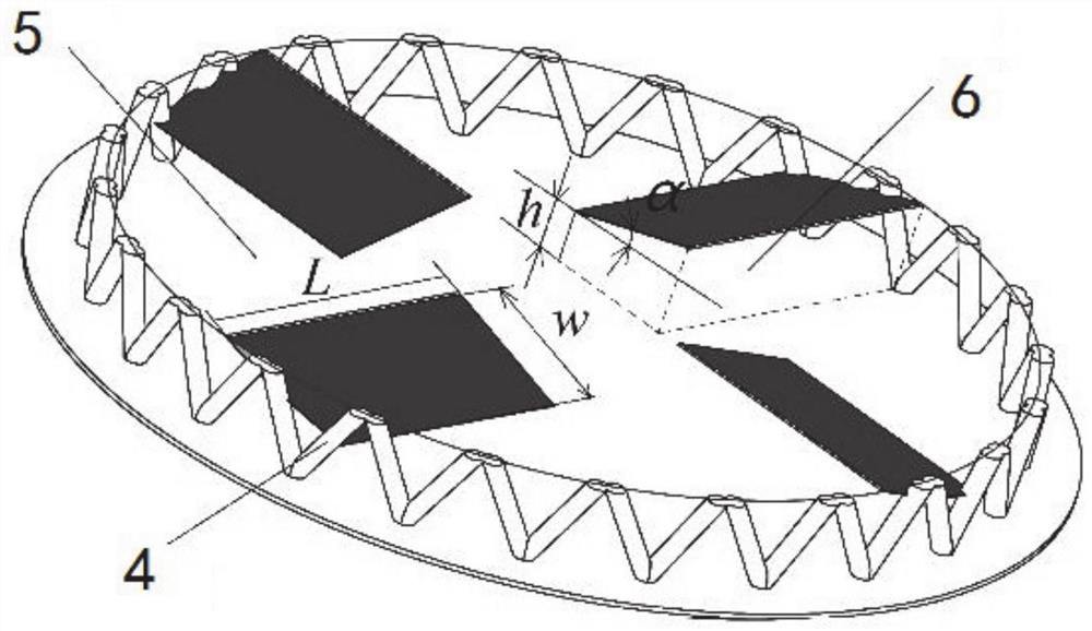 Ultra-large dry and wet rain area cooling tower capable of actively adjusting dry area coverage area