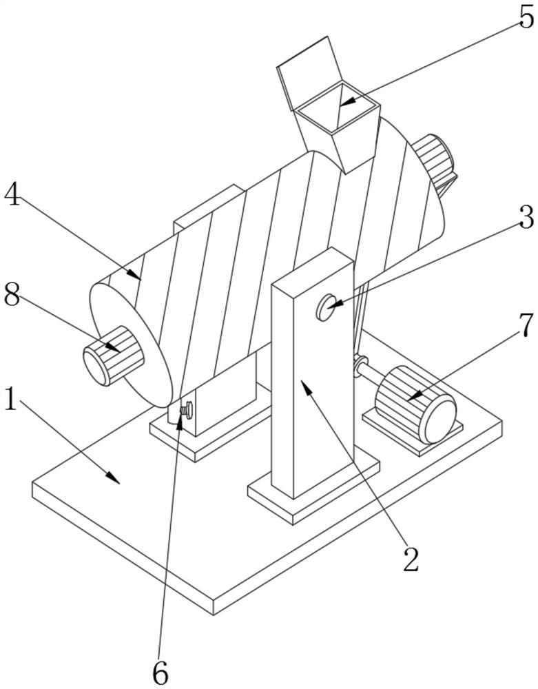 Mixing device for lithium battery electrolyte