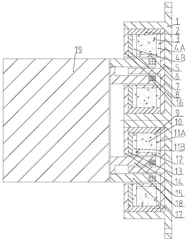 Single-layer magnetic pole electromagnetic actuator with double windings