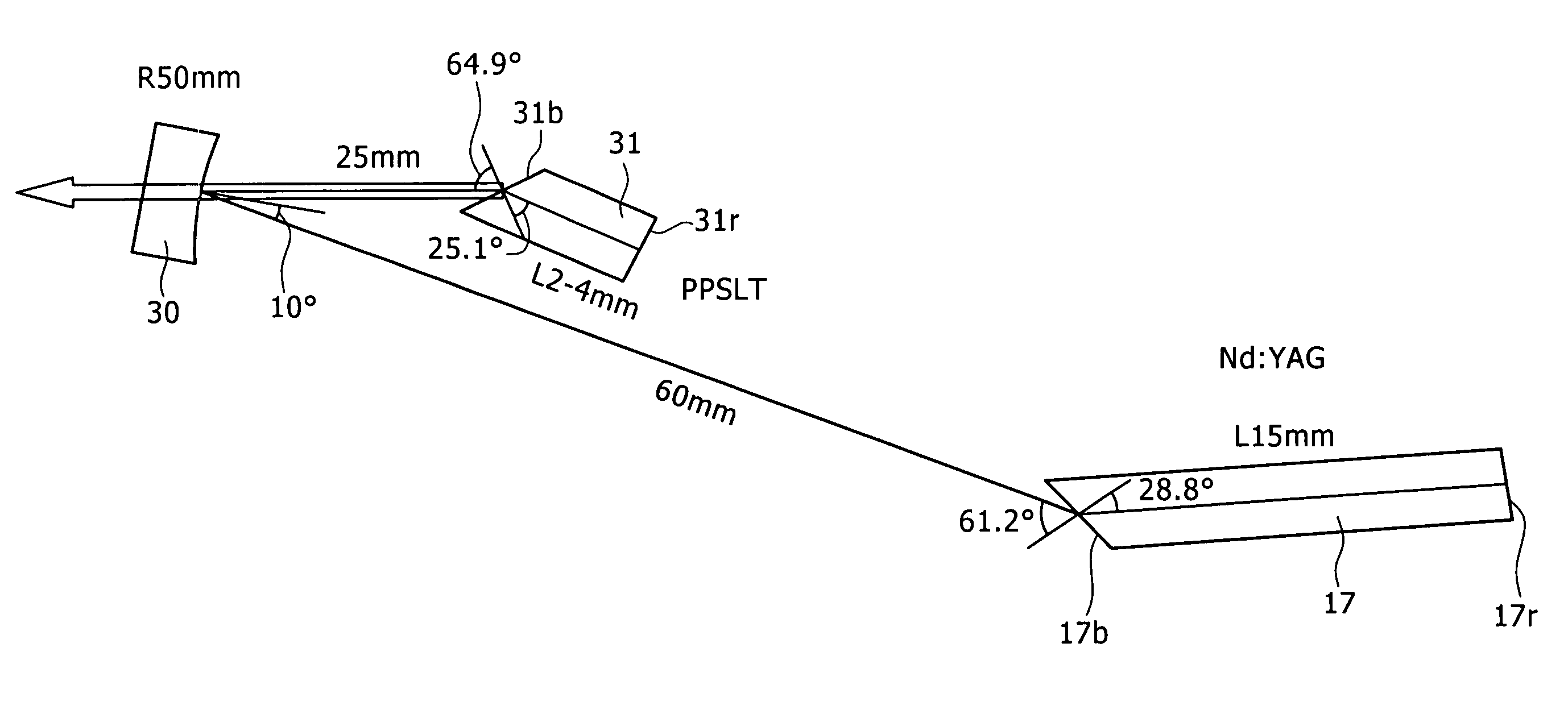 One-dimensional illumination apparatus and imaging apparatus