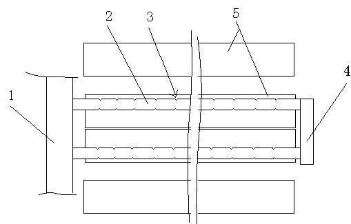 Oxygen supply device for needle mushroom breeding room