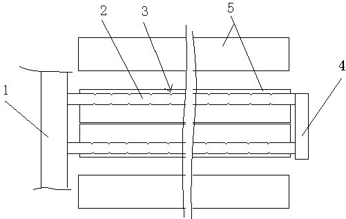 Oxygen supply device for needle mushroom breeding room