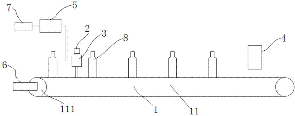 Wine bottle liquid level detection system and method suitable for wine foam left in bottle bodies