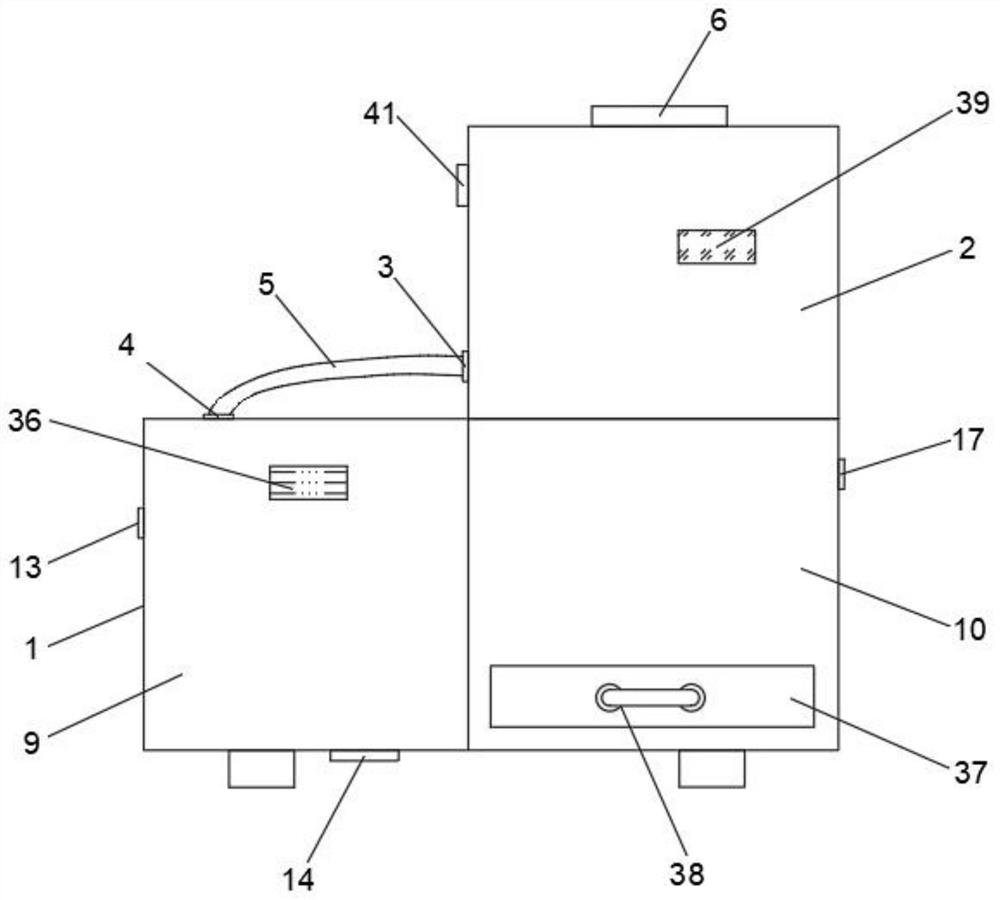 Smoke exhaust system for melting combustion of secondary aluminum and working method of smoke exhaust system