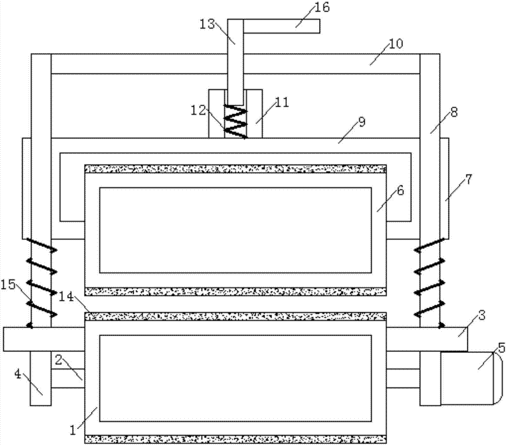 Elastic extrusion-type tightening mechanism for special paper coater