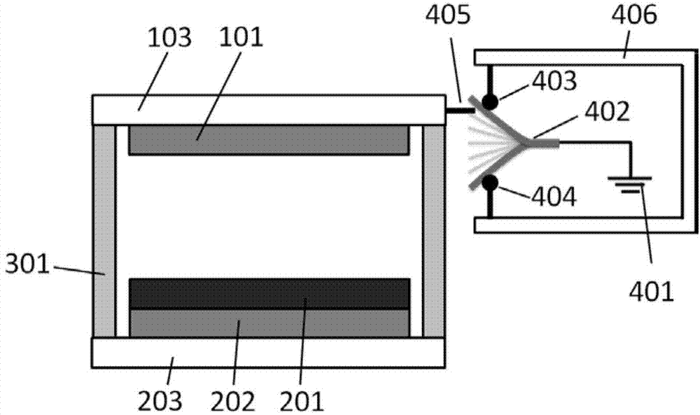 Vibration switch type friction generator and friction generating method