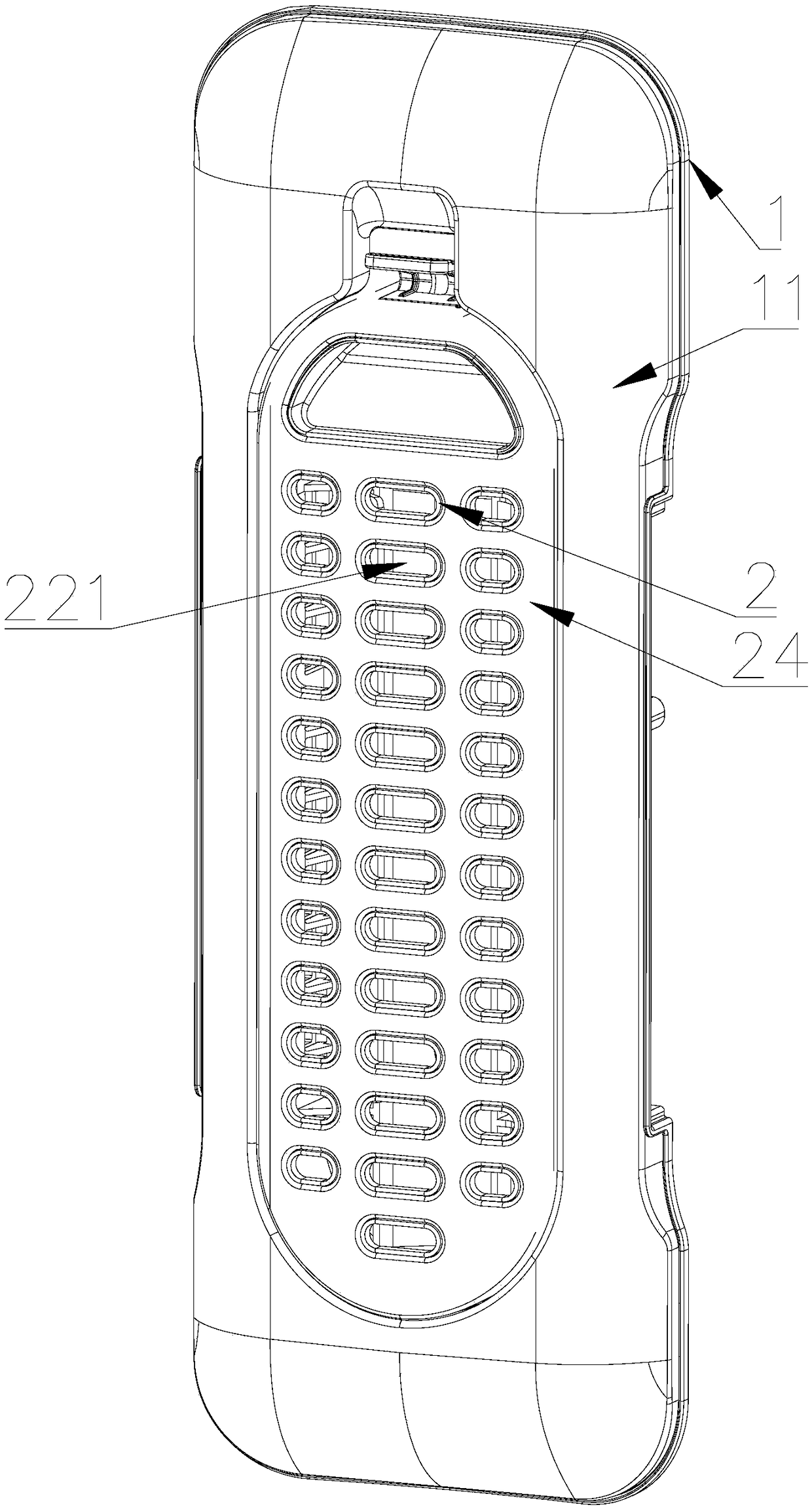 Filtering device of washing machine and washing machine