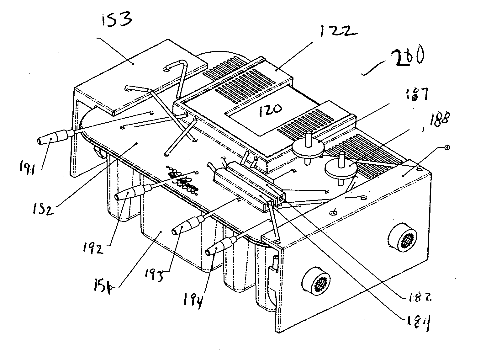 Unitary cartridge for particle processing